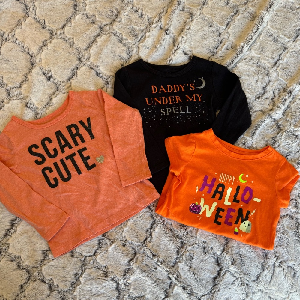 3 size 2T Halloween shirts
